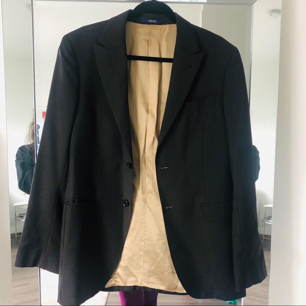 KENZO pour Homme Men’s Black Blazer